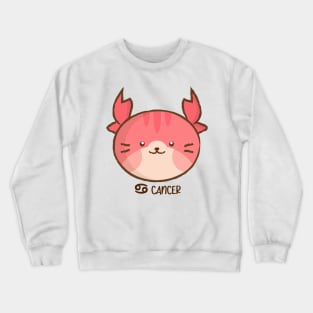 Cancer Cat Crewneck Sweatshirt